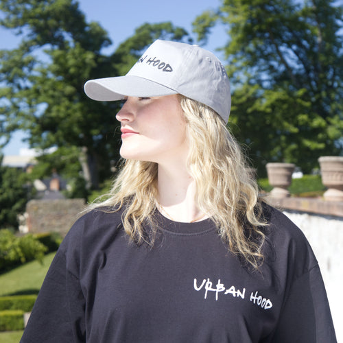 Grey Baseball Cap with Stylish Logo